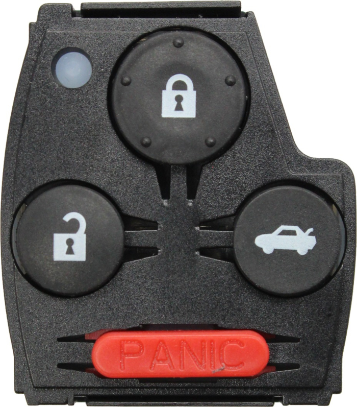 *POD CASE ONLY* Honda 4 Button Remote Head Key Pod Case & Buttons - WITH chip slot-5