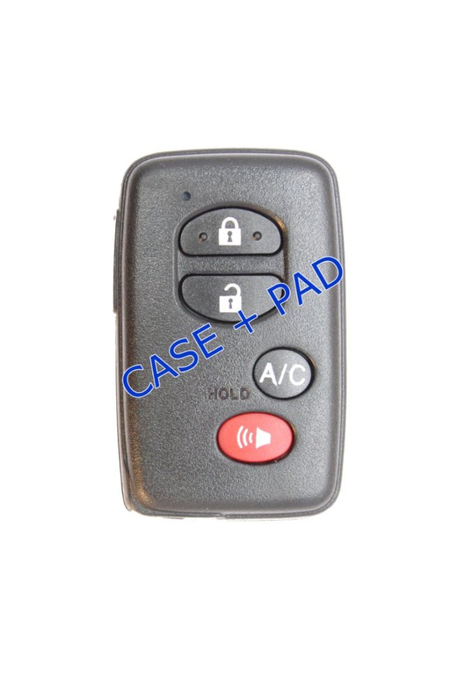 *NEW SHELL & Buttons ONLY* 2010 - 2015 Toyota Prius 4 Button Smart Entry Key (A/C) - HYQ14ACX-1