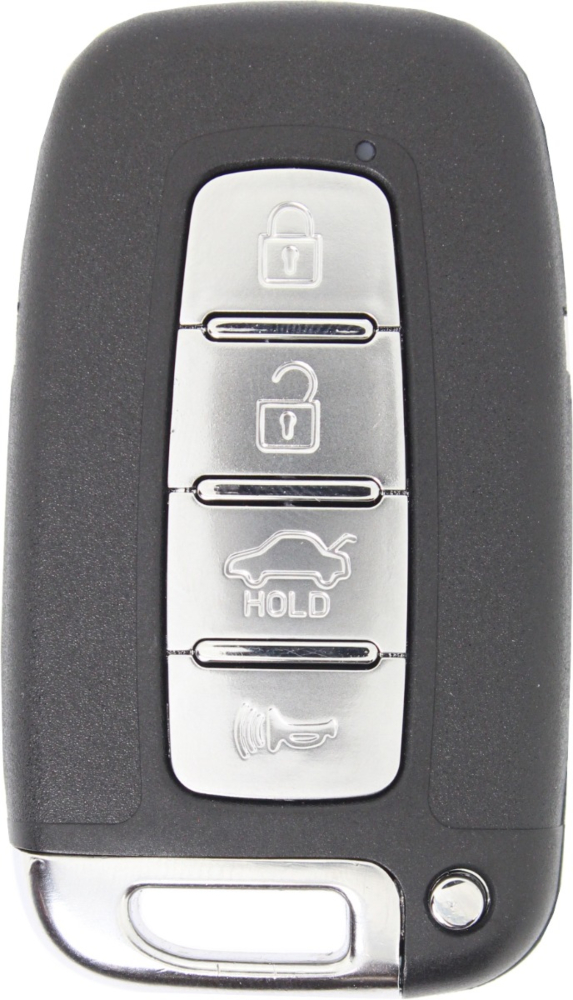2009 - 2015 OEM Hyundai 4 Button Smart Key w/ Trunk - Emergency Key Included - SY5HMFNA04-4