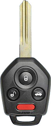 2011 - 2014 Subaru 4 Button Remote Head Key w/ Trunk - 4D62 Chip - CWTWB1U811-1