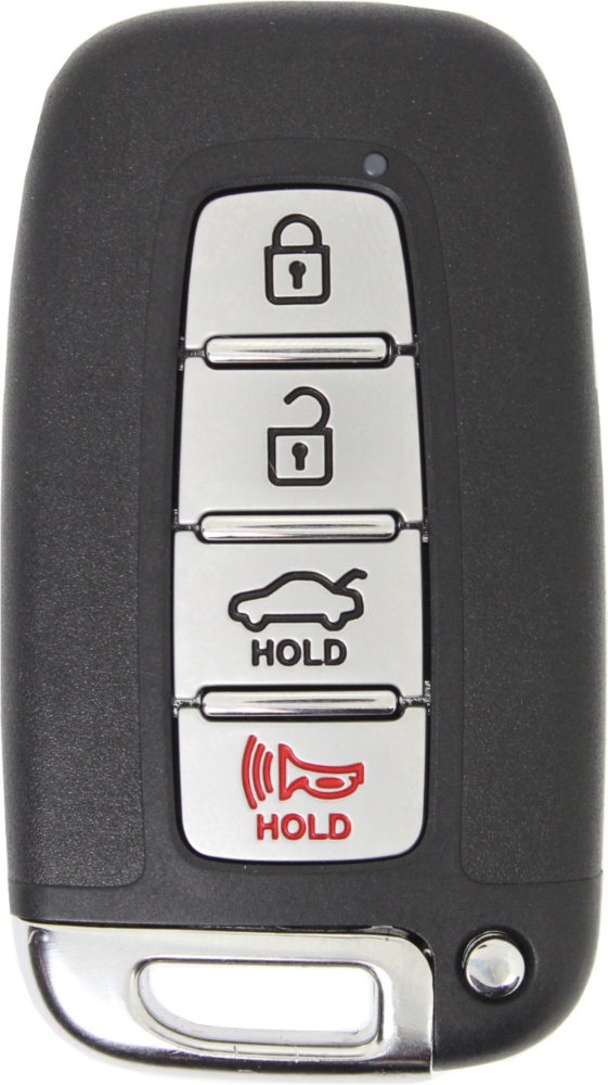 2011 - 2013 OEM Kia 4 Button Smart Key w/ Trunk - Emergency Key Included - SY5HMFNA04-4